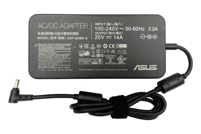 Блок живлення Asus 20V 14A 280W 6.0*3.7 pin Slim Original PRC (ADP-280BB B)