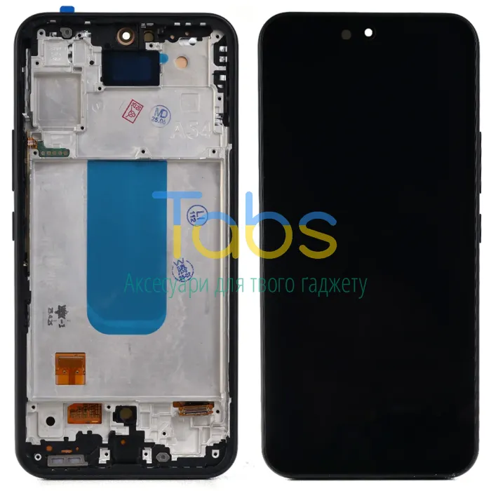 Дисплей для Samsung Galaxy A54 A546 з тачскріном (OLED Small Glass із чорною рамкою) - зображення 1