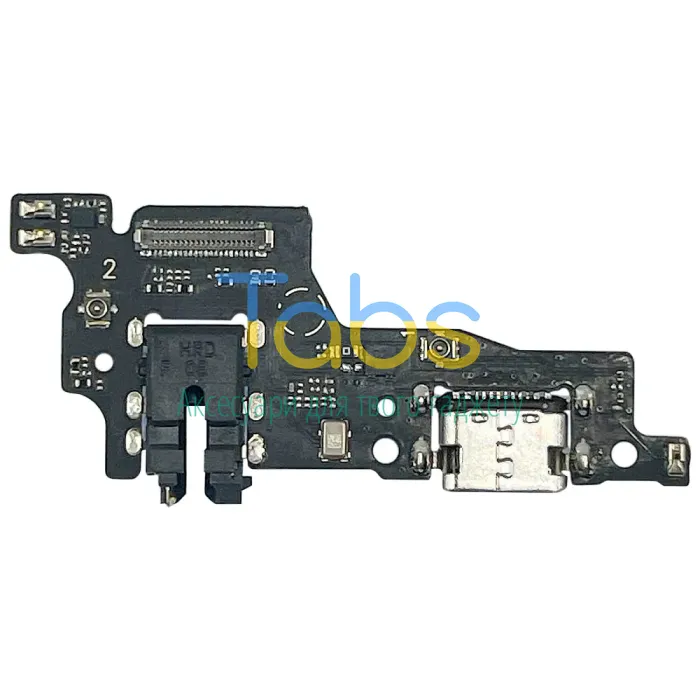 Шлейф ZTE Blade V40 з роз'ємами зарядки та навушників, мікрофоном - нижня плата High Quality - зображення 1