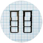 Тримач SIM карти Xiaomi Redmi 10C, Poco C40 (зелений на 2 SIM + MicroSD)