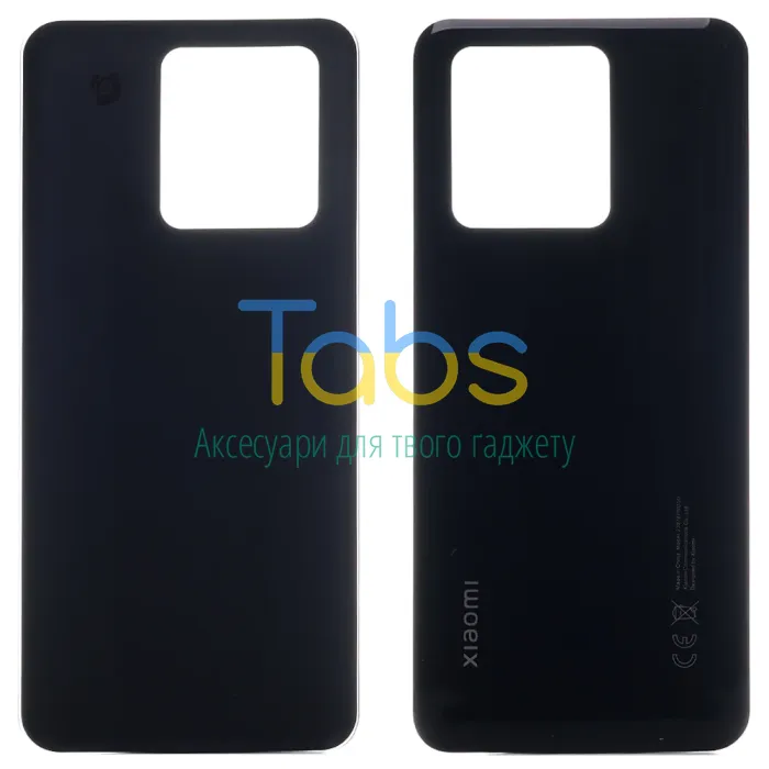 Задня кришка для Xiaomi 13T 13T Pro (чорна) Original Quality - зображення 1