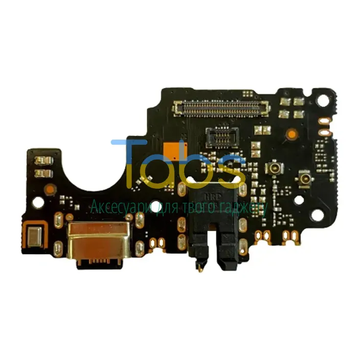 Шлейф Xiaomi Redmi 10X 5G з роз'ємами зарядки та навушників, з мікрофоном - нижня плата - зображення 1