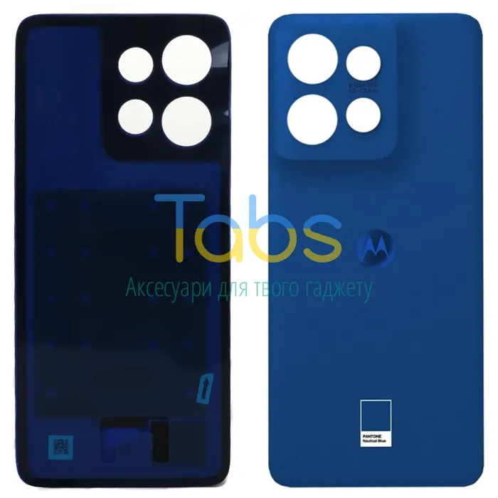 Задняя крышка для Motorola Edge 50 Neo (синя) Original Quality - изображение 1