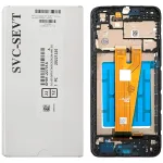 Дисплей для Samsung Galaxy A04 A045F з тачскріном (оригінал OEM SP з рамкою)