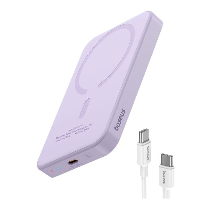 Універсальна Мобільна Батарея Power Bank Baseus Magnetic Mini Wireless Fast Charge 20W 5000 mAh (P10022107xxx-xx)