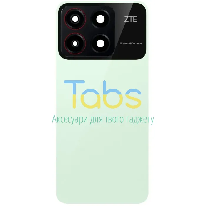 Задня кришка для ZTE Blade A35 (зелена зі склом камери) Original Quality - зображення 2