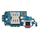 Шлейф Samsung Galaxy S21 Ultra 5G G998B з роз'ємом зарядки, SIM конектором та мікрофоном Original Quality