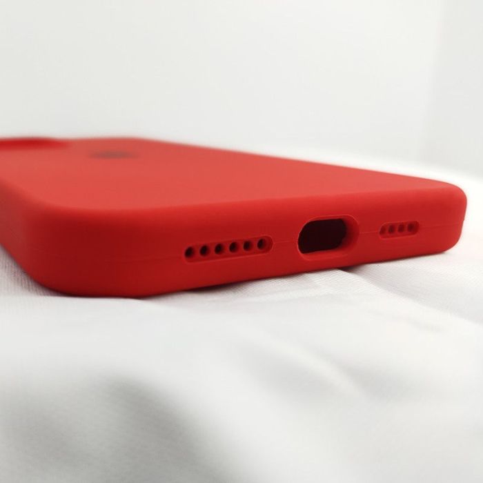 Чехол Copy Silicone Case iPhone 12 Pro Max Red (14)