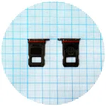 Тримач SIM карти OnePlus 7 Pro (чорний на 2 SIM)