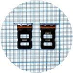 Тримач Sim карти Xiaomi 12, 12X (сірий на 2 SIM)