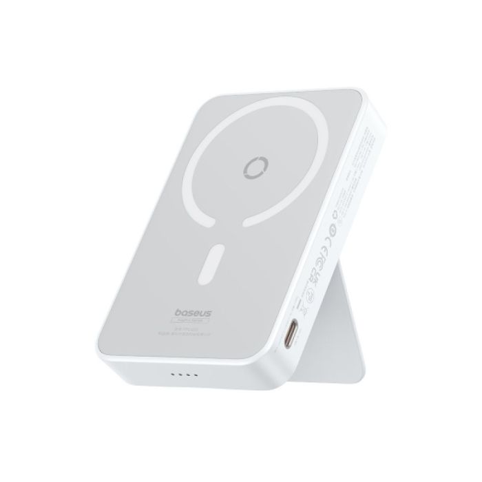 Універсальна Мобільна Батарея Power Bank Baseus MagPro Magnetic Bracket Wireless Fast Charge 20W 5000 mAh (P10064101xxx-xx) Колір Чорний 123-00