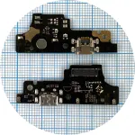 Шлейф Nokia C31 з роз'ємом зарядки та мікрофоном - нижня плата High Quality