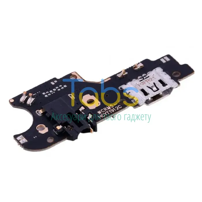 Шлейф Realme 5 RMX1911, Realme C3 RMX2020 з роз'ємами зарядки, навушників та мікрофоном - нижня плата - зображення 1