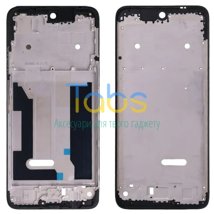 Рамка дисплея Motorola Moto G35 XT2433-5 (чорна) - зображення 1