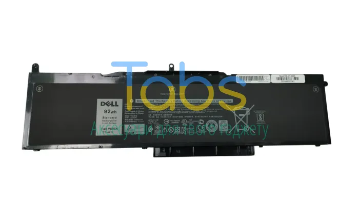Аккумуляторная батарея для ноутбука Dell VG93N Latitude 5580 11.4V Black 7666mAh OEM - изображение 2