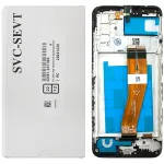 Дисплей для Samsung Galaxy A02s A025F, M02S M025F 160 x 72 мм + тачскрін з рамкою (оригинал OEM SP жовтий шлейф)