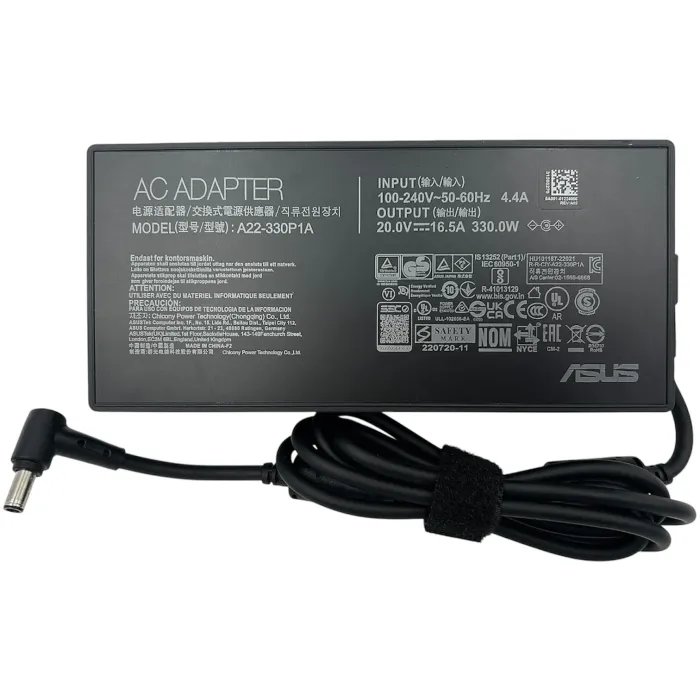 Блок живлення Asus 20V 16.5A 330W 6.0*3.7 pin Slim Original PRC - зображення 1
