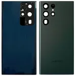 Задня кришка для Samsung Galaxy S22 Ultra 5G S908 (зелена Original New зі склом камери)
