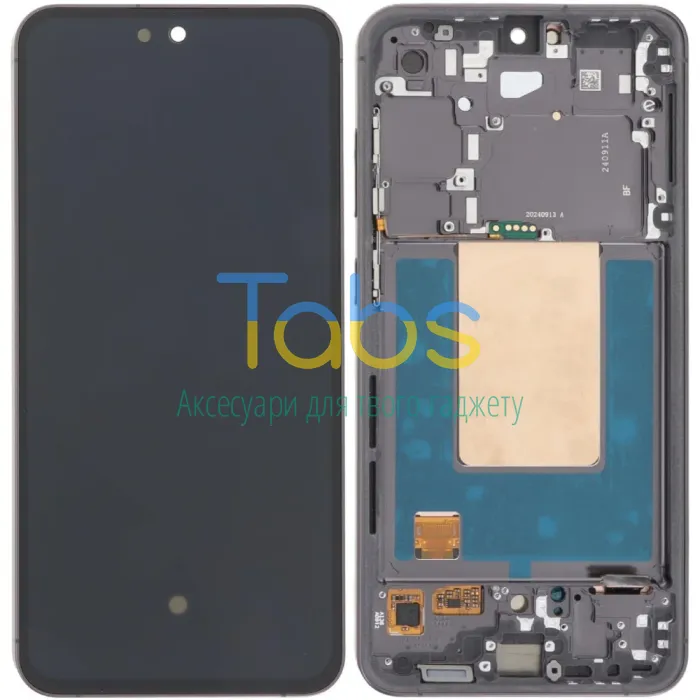 Дисплей для Samsung Galaxy S24 FE S721 з тачскріном (оригінал OEM SP із сірою рамкою) - зображення 1