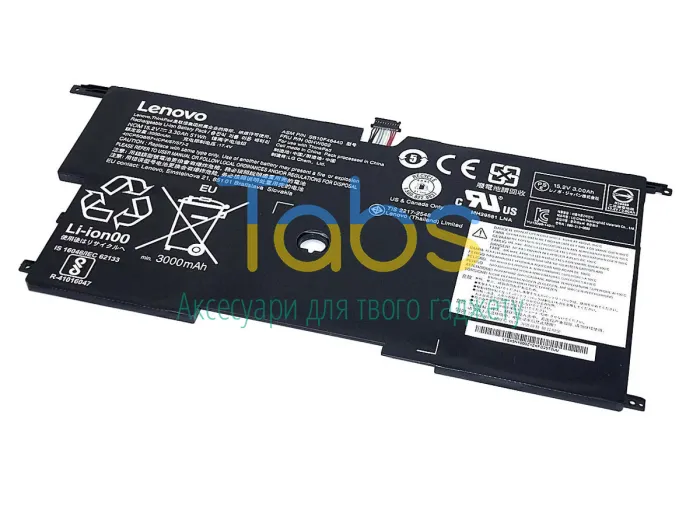 Аккумуляторная батарея для ноутбука Lenovo 00HW002 Thinkpad X1 Carbon 20BS 15.2V Black 3000mAh - зображення 2