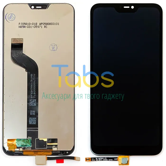 Дисплей для Xiaomi Mi A2 Lite, Redmi 6 Pro m1805d1sg з тачскріном (чорний оригінал OEM) - зображення 1