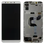 Дисплей для Xiaomi MI A2, MI 6X M1804d2SG з тачскріном (Розпродаж) (білий оригінал OEM з рамкою)