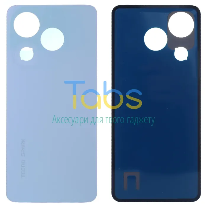 Задня кришка для Tecno Spark 20C (блакитна) - зображення 1