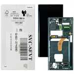 Дисплей для Samsung Galaxy S22 Ultra 5G S908 з тачскріном (оригінал 100% з зеленою рамкою)