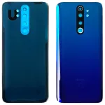 Задня кришка для Xiaomi Redmi Note 8 Pro M1906G7I (синя зі склом камери) Original Quality