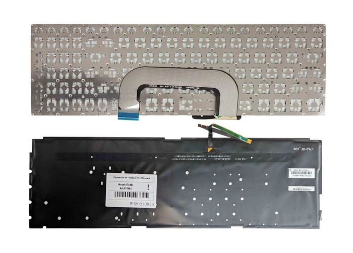 Клавіатура для ноутбука Asus VivoBook 17 X705U з підсвічуванням (Light), Black, (No Frame) RU