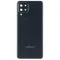 Задня кришка для Samsung Galaxy A22 4G A225F (чорна зі склом камери)
