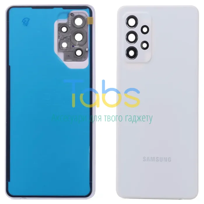 Задня кришка для Samsung Galaxy A52 A525F (біла зі склом камери) Original Quality - зображення 1