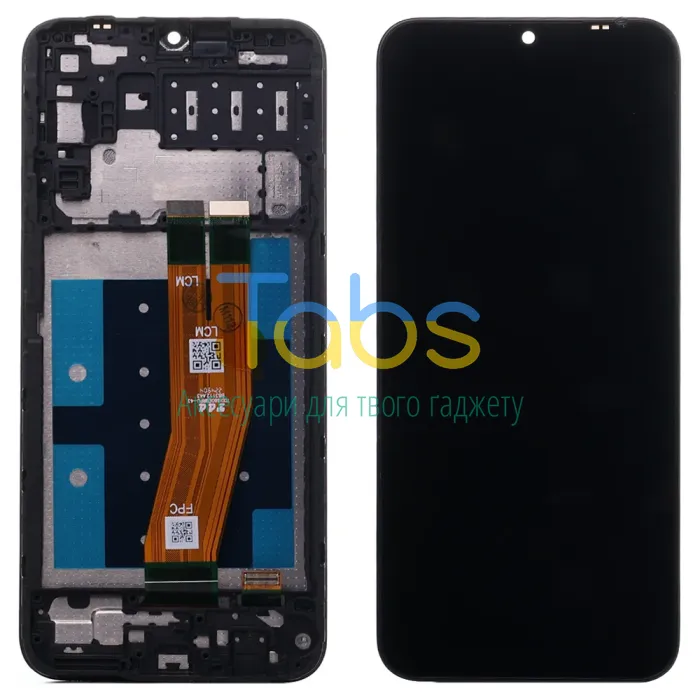 Дисплей для Samsung Galaxy A14 A145 з тачскріном (чорний шлейф з рамкою) - зображення 1