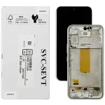 Дисплей для Samsung Galaxy A54 A546 з тачскріном (оригінальний 100% з сріблястою рамкою)