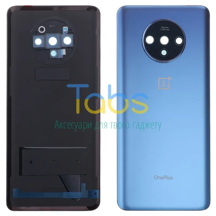 Задня кришка для OnePlus 7T HD1901 (синя Original New зі склом камери) - зображення 1