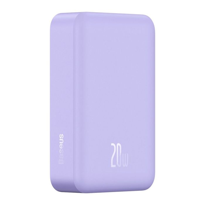 Універсальна Мобільна Батарея Power Bank Baseus Magnetic Mini Wireless Fast Charge 20W 20000 mAh (PPCX1500xx) Колір Бiлий, 02