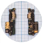 Шлейф Xiaomi Redmi 10C, Poco C40 з роз'ємом зарядки та мікрофоном - нижня плата Original Quality