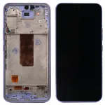 Дисплей для Samsung Galaxy A54 A546 з тачскріном (OLED Small Glass з фіолетовою рамкою)