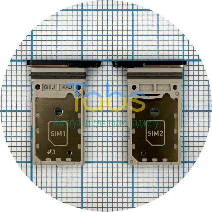 Тримач Sim картки Samsung Galaxy S21 FE 5G G990 (сірий на 2 SIM) - изображение 1
