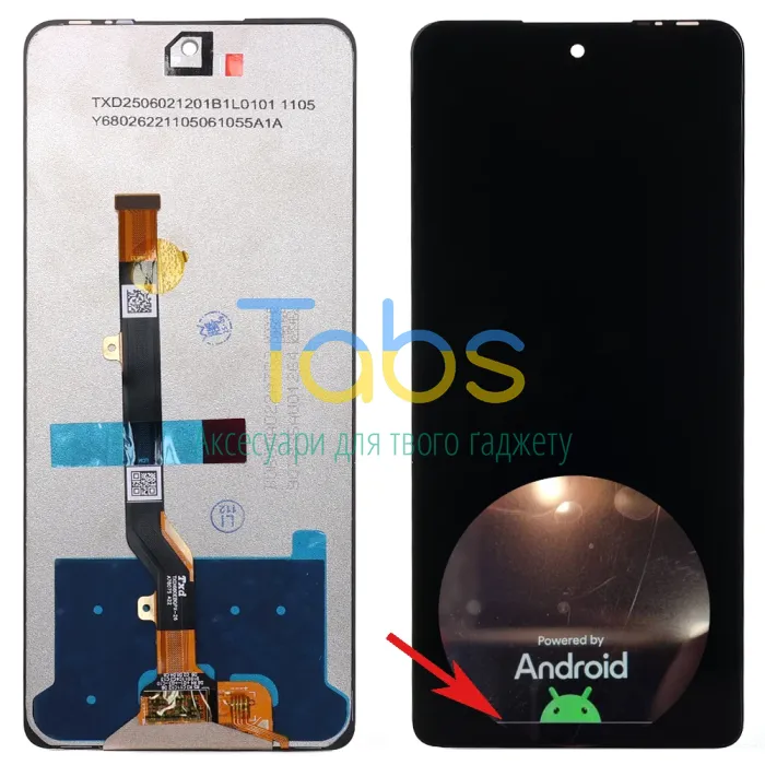 Дисплей для Infinix Hot 40, Hot 40 Pro, Tecno Spark 20 Pro KJ6 з тачскріном ( - уцінка) Original Quality - изображение 1
