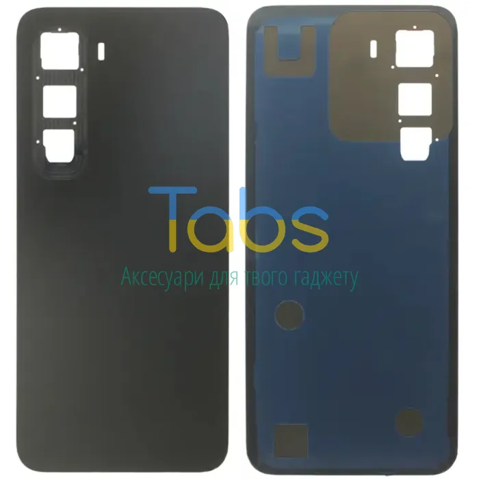 Задня кришка для Infinix Hot 60i 4G X6728, X6728B (чорна ) Original Quality - зображення 1