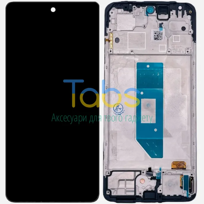 Дисплей для Xiaomi Redmi Note 14 4G (версія Global 159,6 мм) з тачскріном ( з рамкою) Original Quality - изображение 1