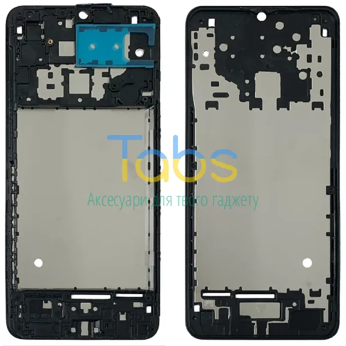 Рамка дисплея Samsung Galaxy A02 A022F (чорна) - зображення 1