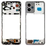 Рамка корпуса Motorola Moto G14 XT2341 (рожева зі склом камери)