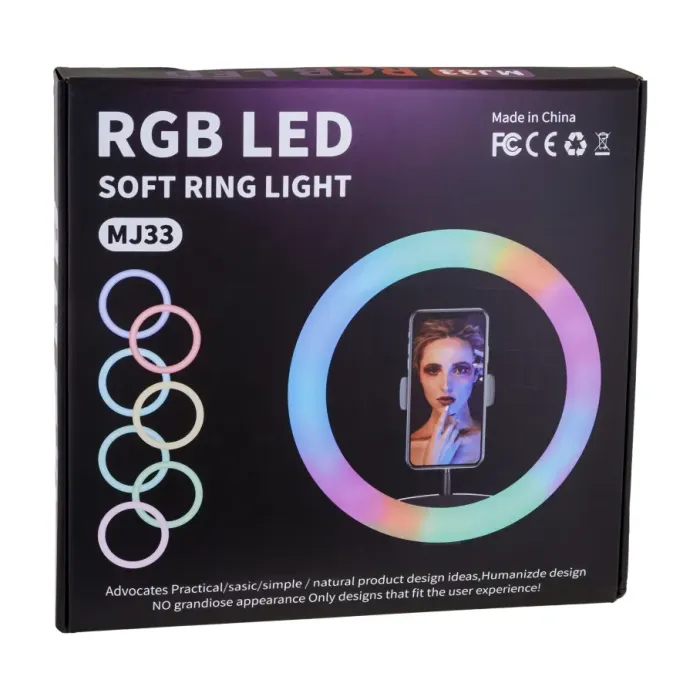 Лампа RGB MJ33 33cm Чорний - зображення 2