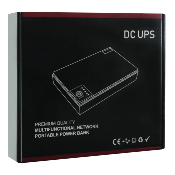 Джерело Бесперебійного Живлення UPS DC1018P USB, DC, 5V+9V+12V (10400mAh) Колір Чорний