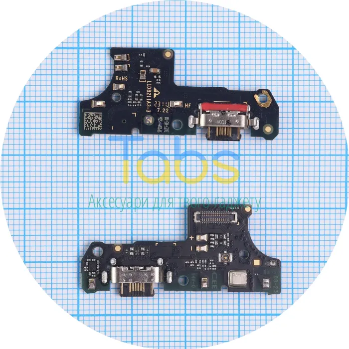 Шлейф для Motorola Moto G14 XT2341 з роз'ємом зарядки та мікрофоном - нижня плата Original Quality - зображення 1