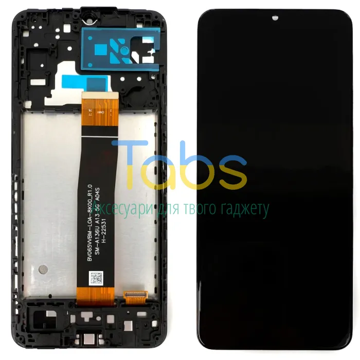Дисплей для Samsung Galaxy A04s A047F з тачскріном та рамкою (SM-A136U з рамкою) - зображення 1