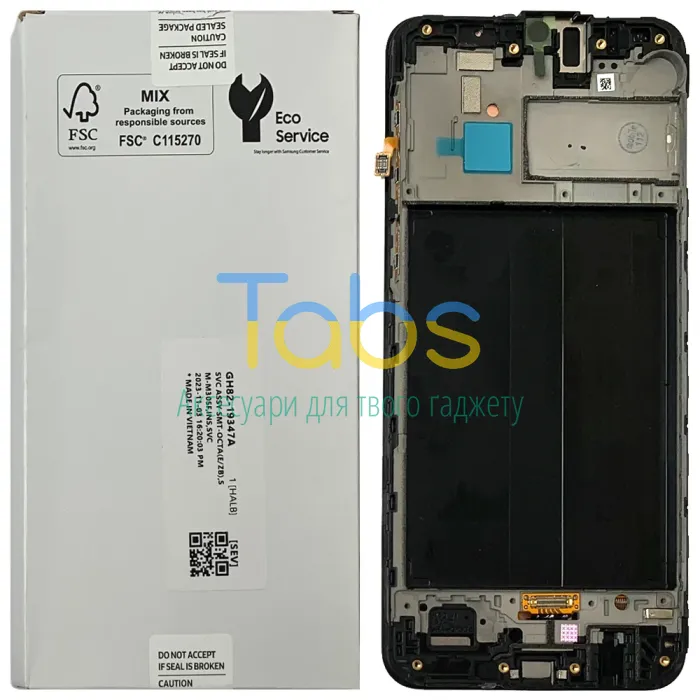 Дисплей для Samsung Galaxy M30 M305F з тачскріном (оригинал 100% Service Pack с рамкой) - зображення 1