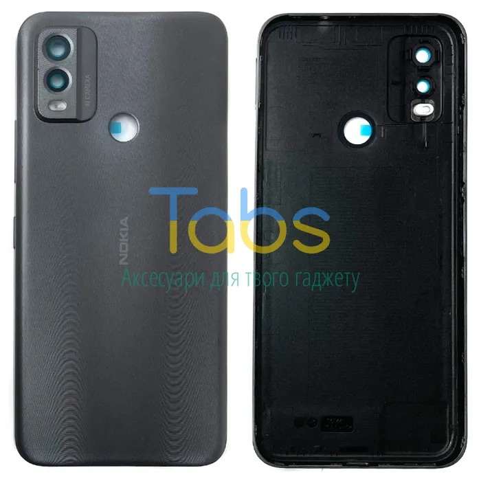Задня кришка для Nokia C22 (сіра Оригінал Китай без скла камери) - зображення 1